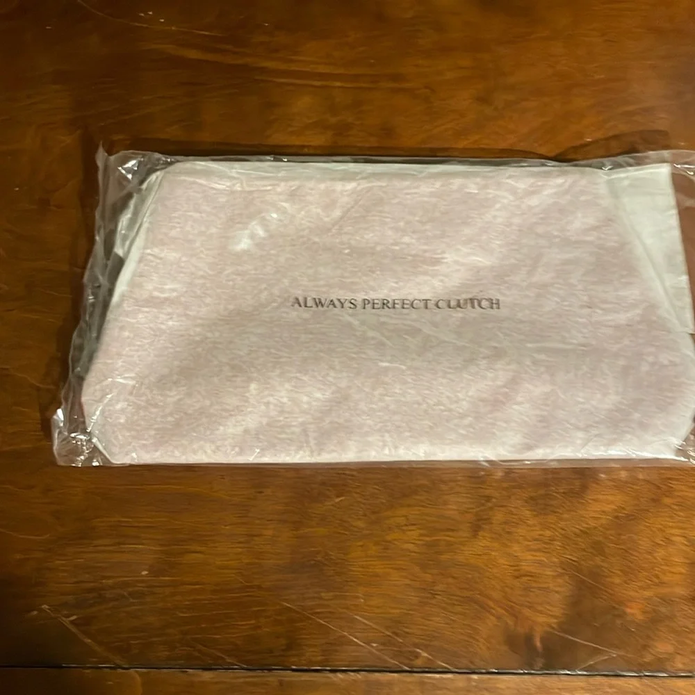 Avon Ruby Red PVC 2001 Always Perfect Clutch NIP
